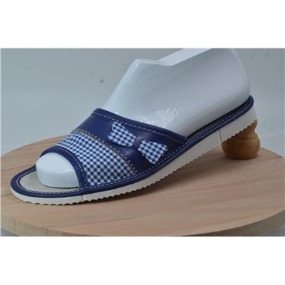 040-40  Обувь домашняя (Тапочки кожаные) размер 40